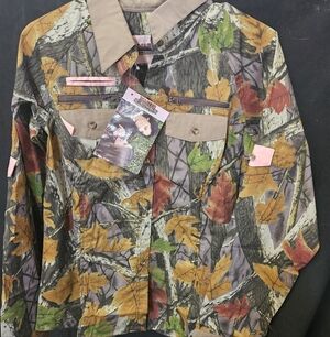 Browning Pink and Green Camo Shirt